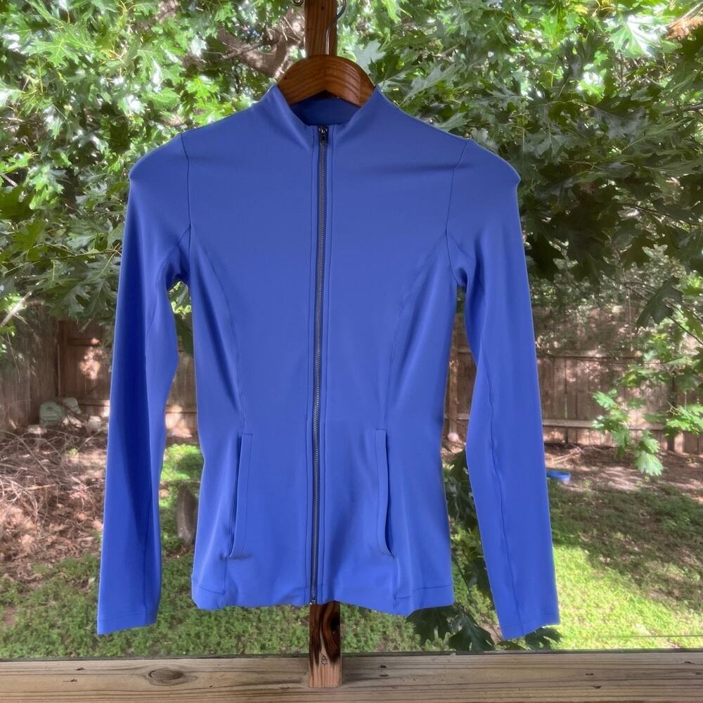 Nike Dri-Fit Women's Blue Zip Front Yoga Jacket Size XS